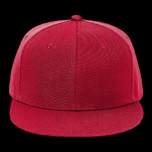 OTTO CAP "OTTO FIT" 6 Panel Mid Profile Flat Visor Baseball Cap Thumbnail