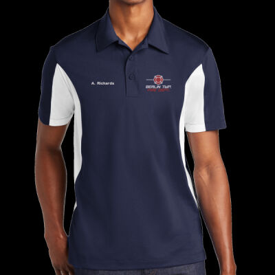 Men's Tall Side Blocked Micropique Sport Wick ® Polo Thumbnail